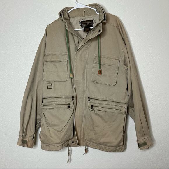Eddie Bauer Hunting Hiking Fishing Cargo Jacket Medium - Picture 1 of 8